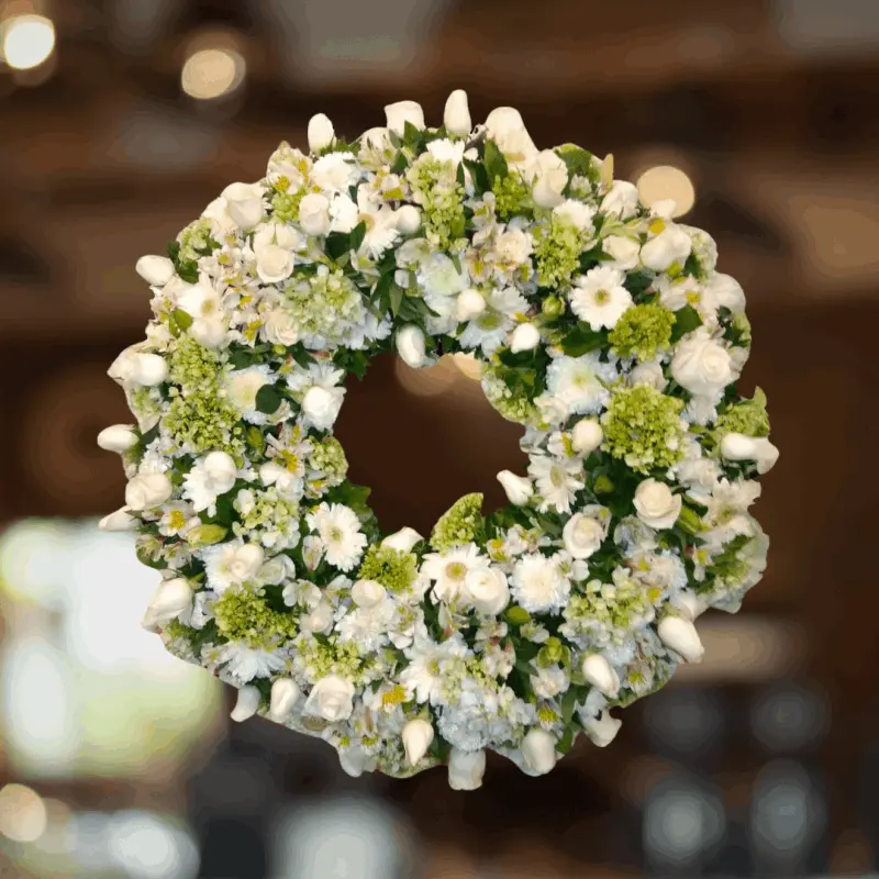 Corona fúnebre de flores elegante, Personnel