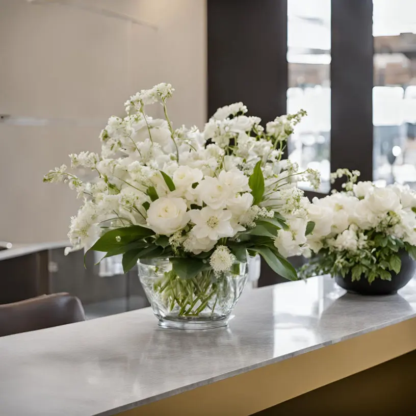 Arreglos Florales en el Trabajo